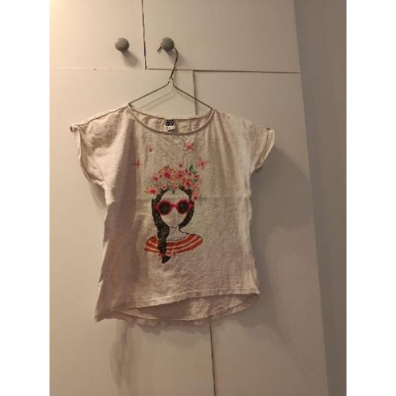 T-shirt rose clair Tape à l'oeil T8 ans 