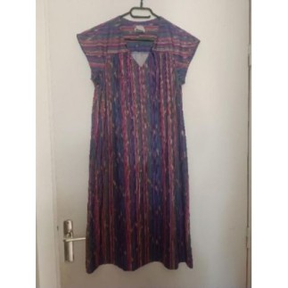 Robe rose et violet T44