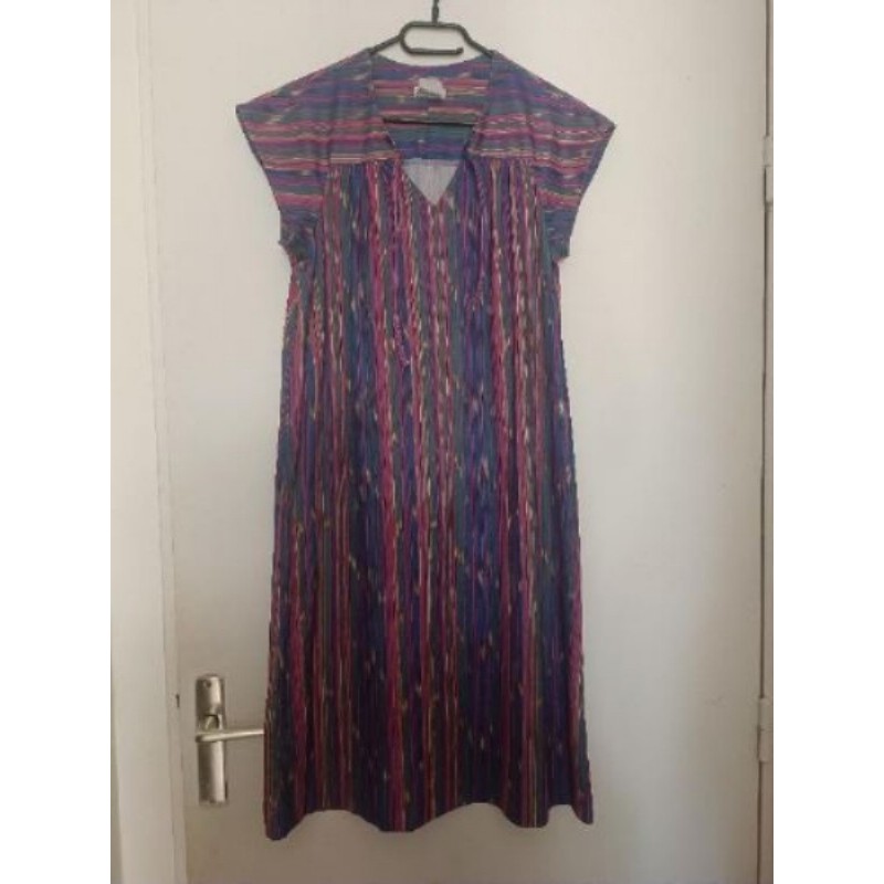 Robe rose et violet T44