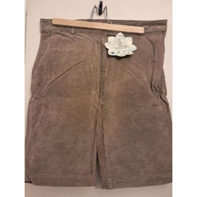 Bermuda marron 100% vrai cuir (Carling) T-40/42