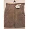 Bermuda marron 100% vrai cuir (Carling) T-40/42