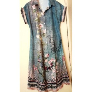 Robe Mi longue, T40, Fond...
