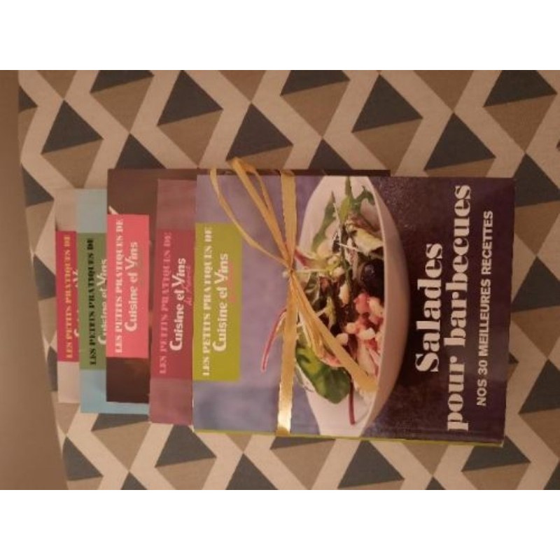 Lot 5 livres de Cuisines 