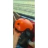 Casque vélo enfant orange - Decathlon 