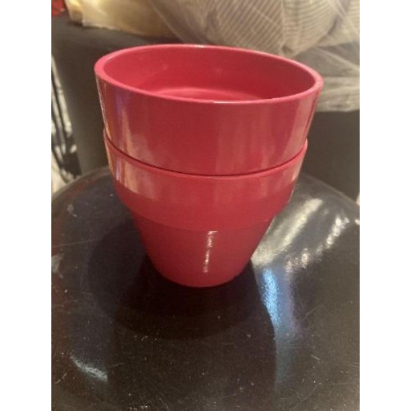 2 cache pots rose fuchsia alinéa 