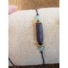 Bracelet lapis lazuli amazonite acier inox