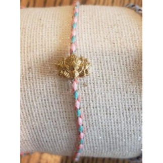 Bracelet cordon multicolore...