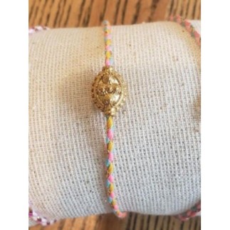 Bracelet cordon multicolore...