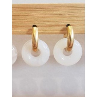 Boucles d’oreilles acier...