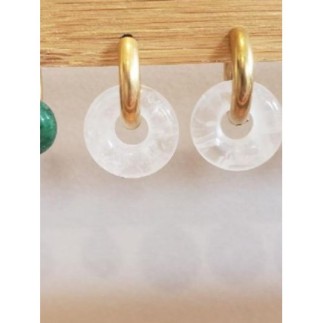 Boucles d’oreilles acier...