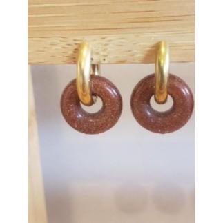 Boucles d’oreilles acier...