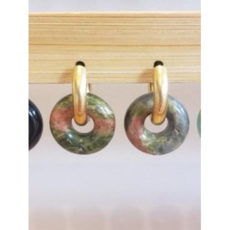 Boucles d’oreilles acier...