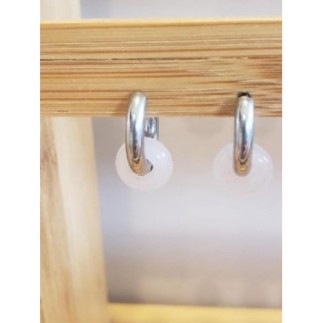Boucles d’oreilles acier...