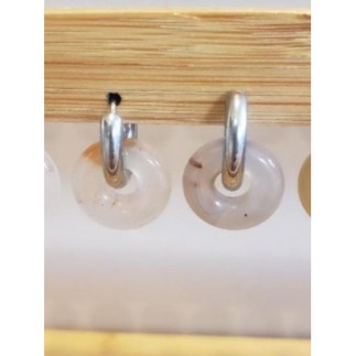 Boucles d’oreilles acier...
