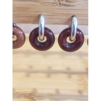 Boucles d’oreilles acier...