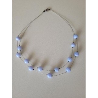 Collier à perles d'agate...