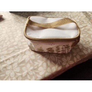 Trousse blanc or
