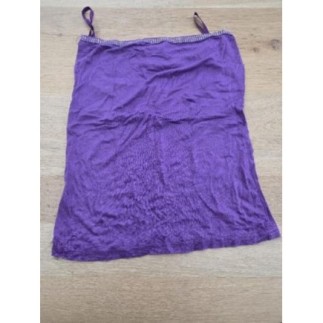Haut sans bretelles TU violet