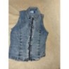 Blouson jean fille sans manche taille 12 ans 