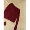 Haut court à manche longues taille 36  shein rouge fuchsia 