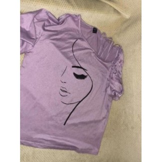Haut overseize mauve...