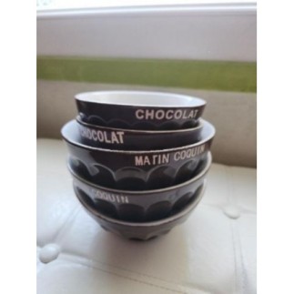 5 bols marrons