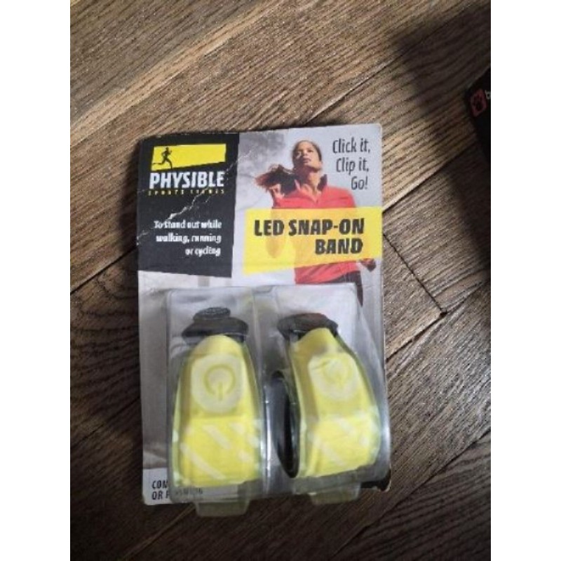 Brassard phosphorescent neuf pour cycliste 