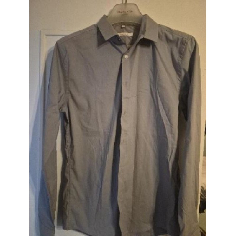 Chemise homme grise carnet de vol taille L