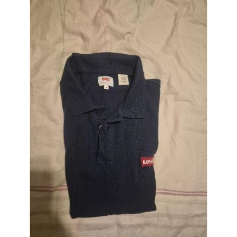 Polo homme manche courte Levis taille M bleu marine