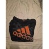 Polo capuche Adidas noir et orange taille S