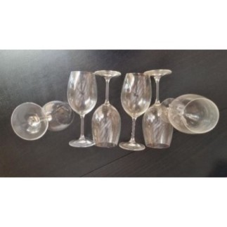 Lot 6 verres à pied