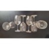Lot 6 verres à pied