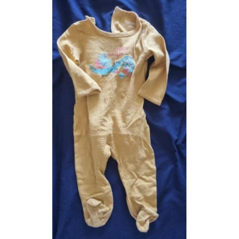Pyjama 12 mois inextenso jaune