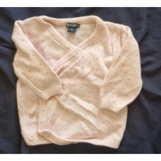 Gilet 1 mois kiabi rose
