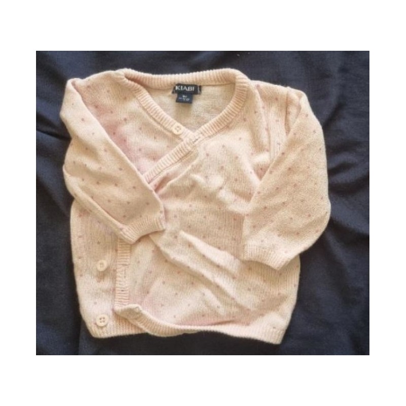 Gilet 1 mois kiabi rose