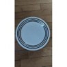 Assiette noir céramique - made in italy 