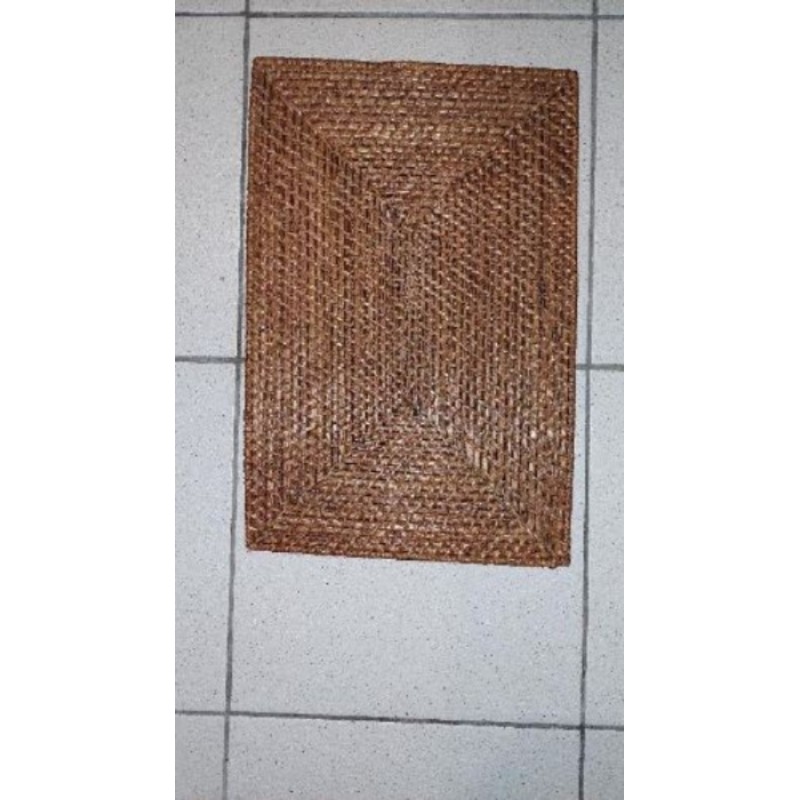 Plateau en rotin 45cm x 30cm