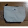 Pochette beige en toile - NEUF
