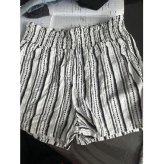 Short grmo blanc rayé 12 ans 