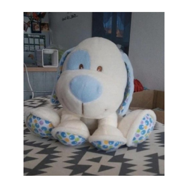 Peluche chien grelot