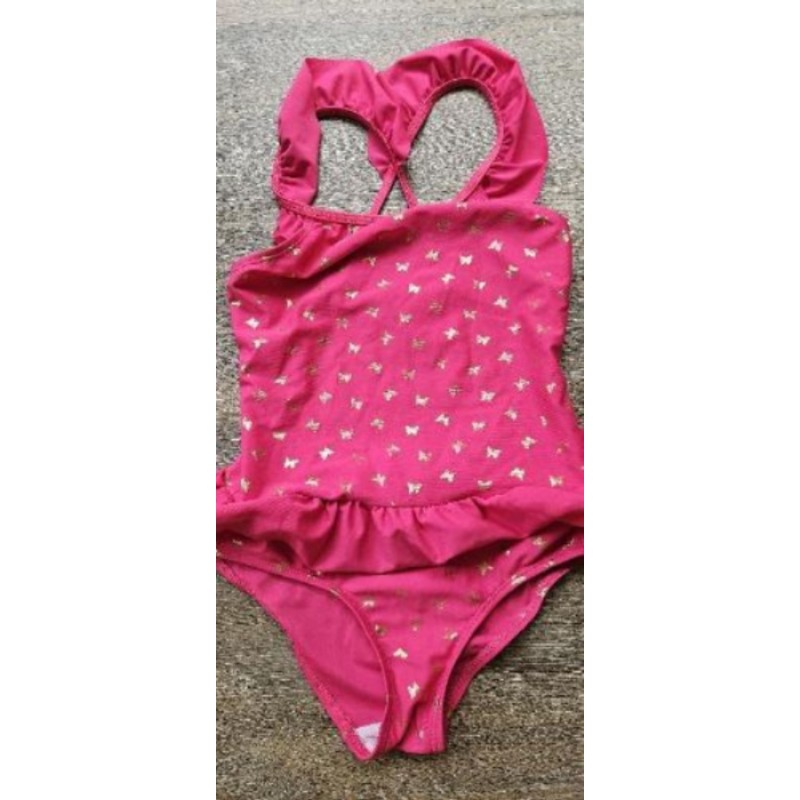 Maillot de bain fille enfant 10 ans rose