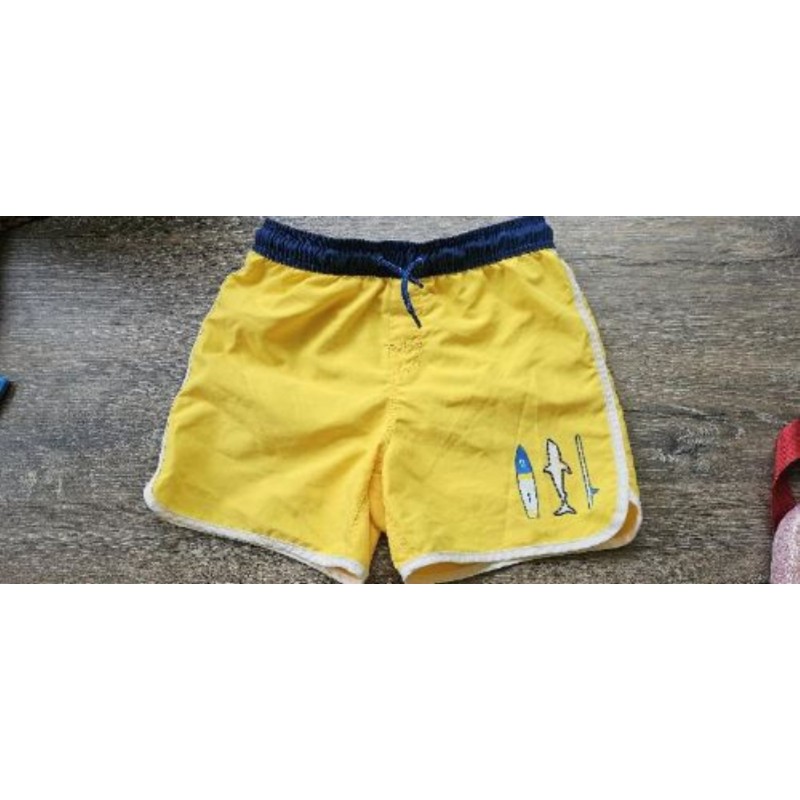 Short de bain Okaïdi 10 ans jaune