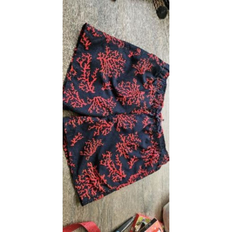 Short de bain statue taille L corail rouge