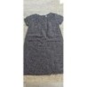 Robe zara dentelle grise 7 8 ans