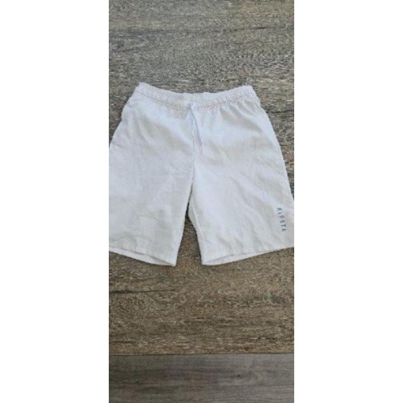 Short blanc sport kipsta léger