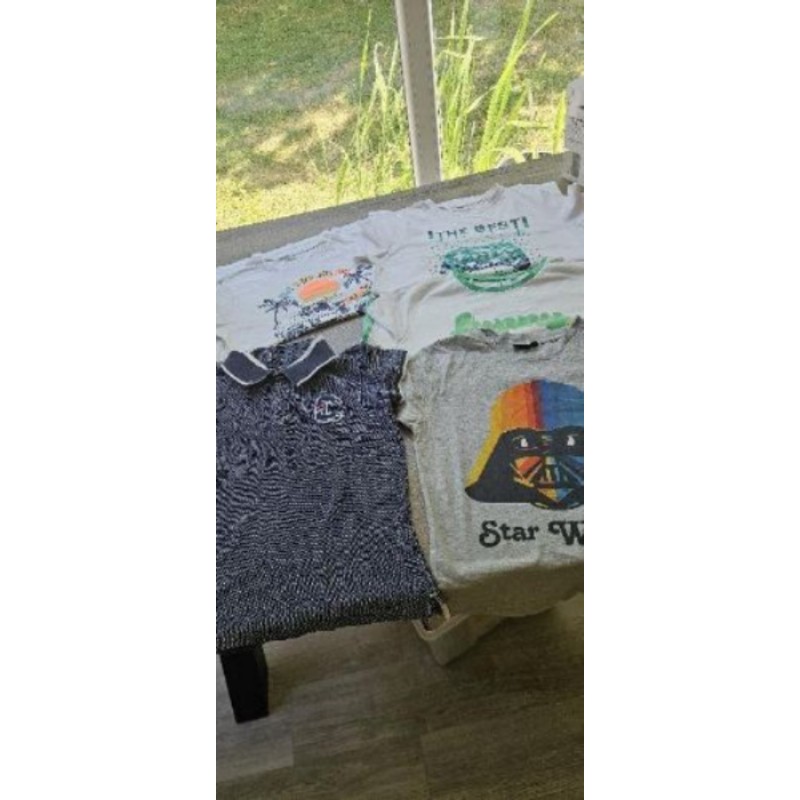 T-shirt été garçon 12 14 ans