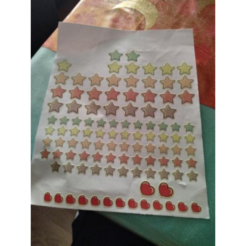 Lot de stickers phosphorescent 