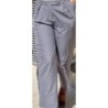 Pantalon taille haute gris 38 