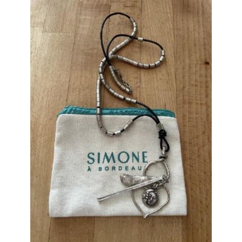 Collier long soleil/lune SIMONE BORDEAUX 