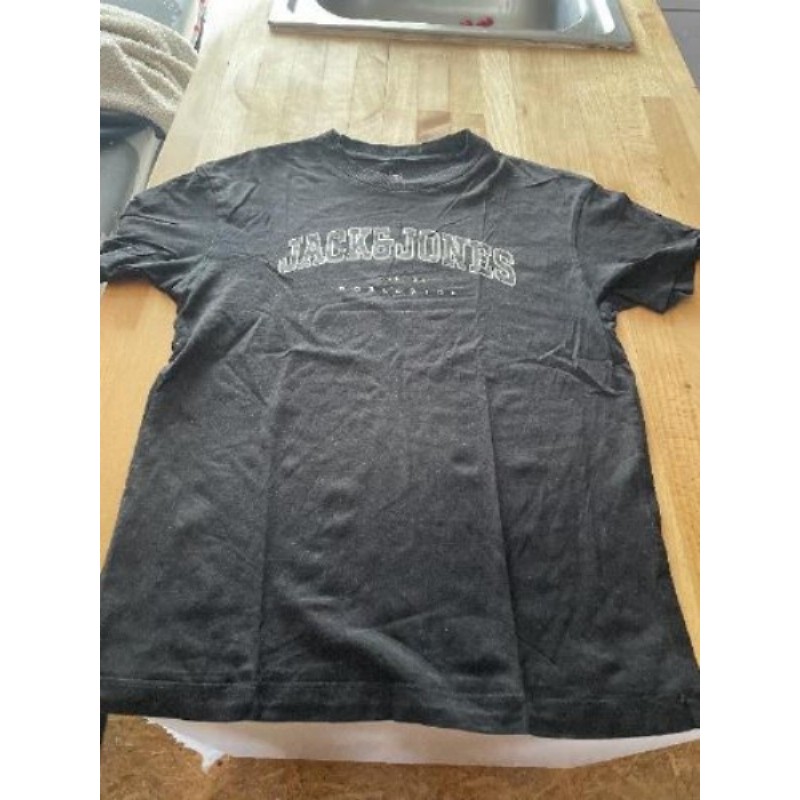 Tee-shirts noir taille 12 ans JACK&JONES